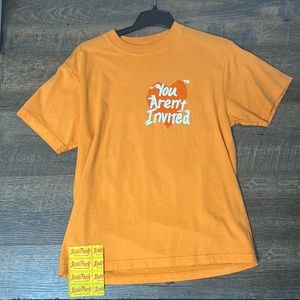 orange hydepark your not invited tee shirt